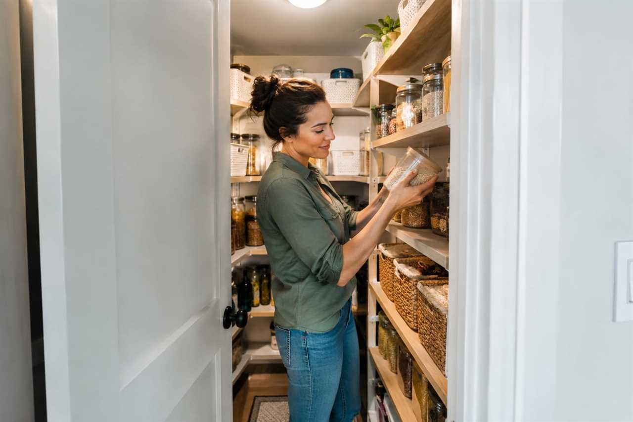DIYer Turns Tiny 4-Foot Pantry Into Smart Storage for Under $600
